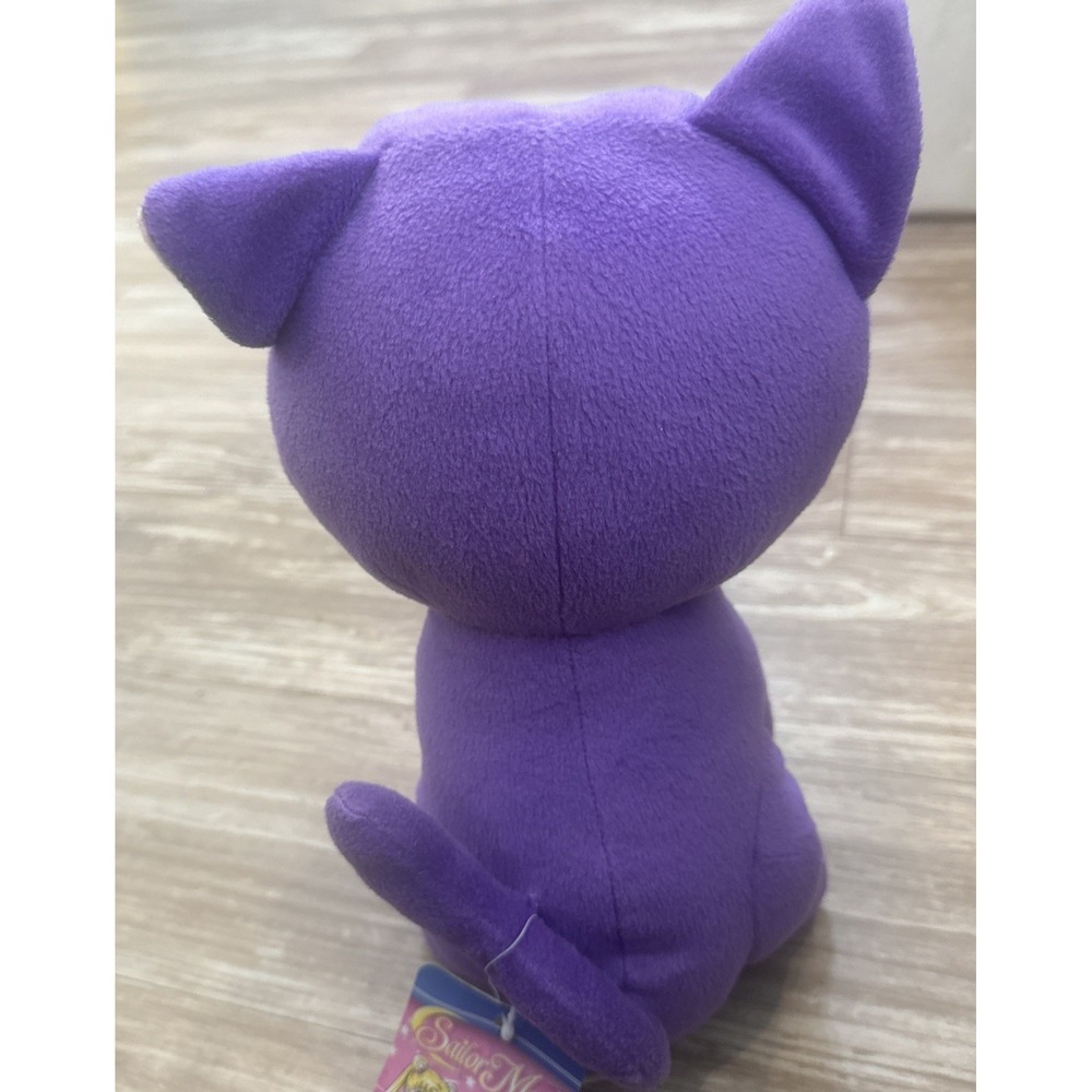 New With Tags Sailor‎ Moon Luna Purple 12" Cat Plush - Picture 2 of 7